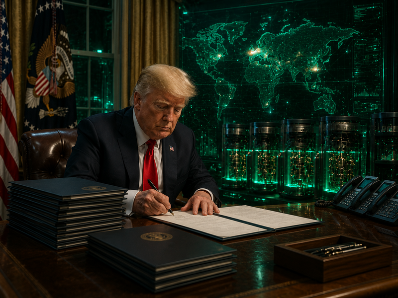 Trump Sahkan 2 Executive Order, Targetkan AS Jadi Pusat Komputasi Kuantum Dunia