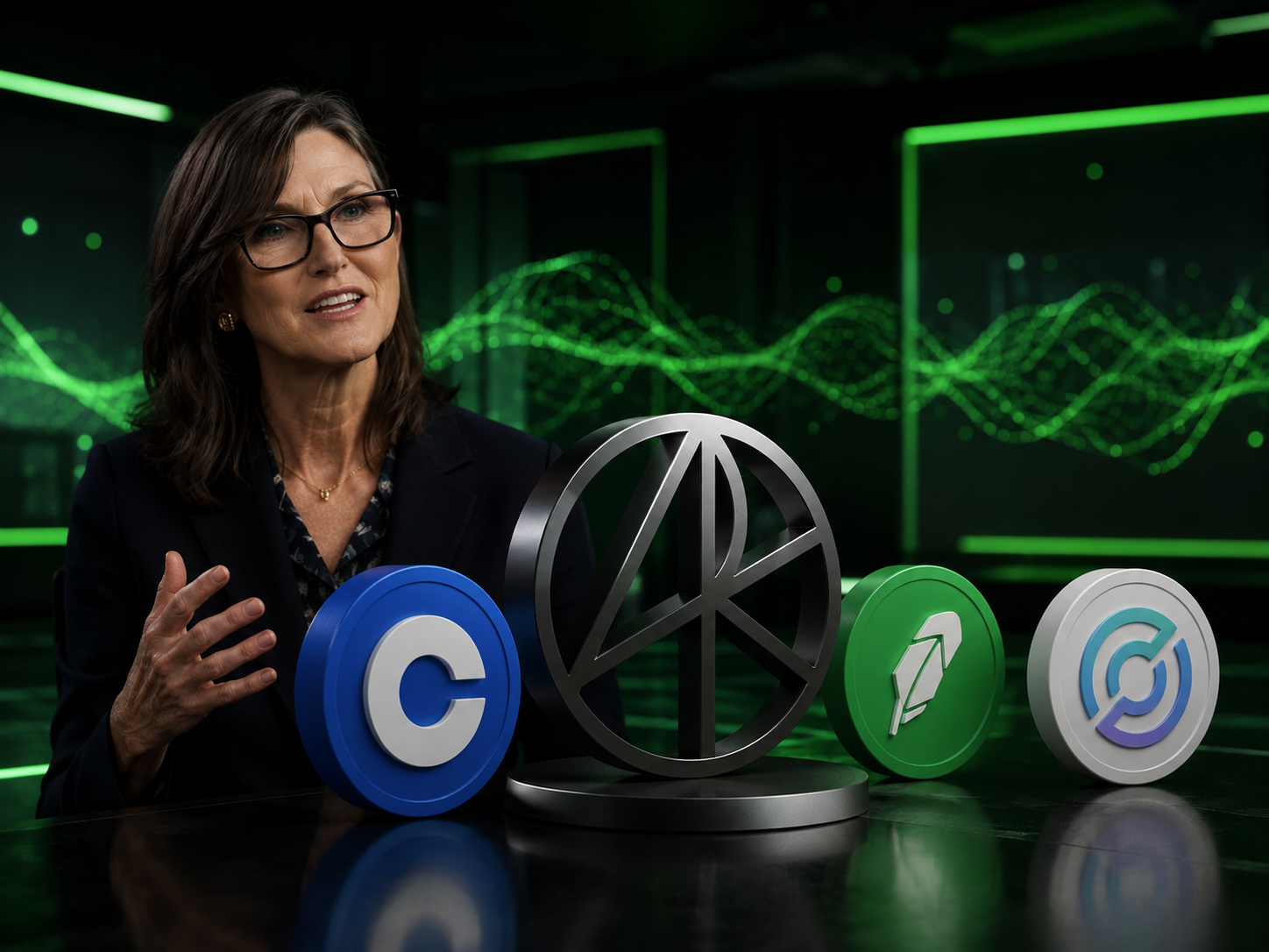 ARK Invest Borong Saham Robinhood, Coinbase, Circle, dan SharpLink