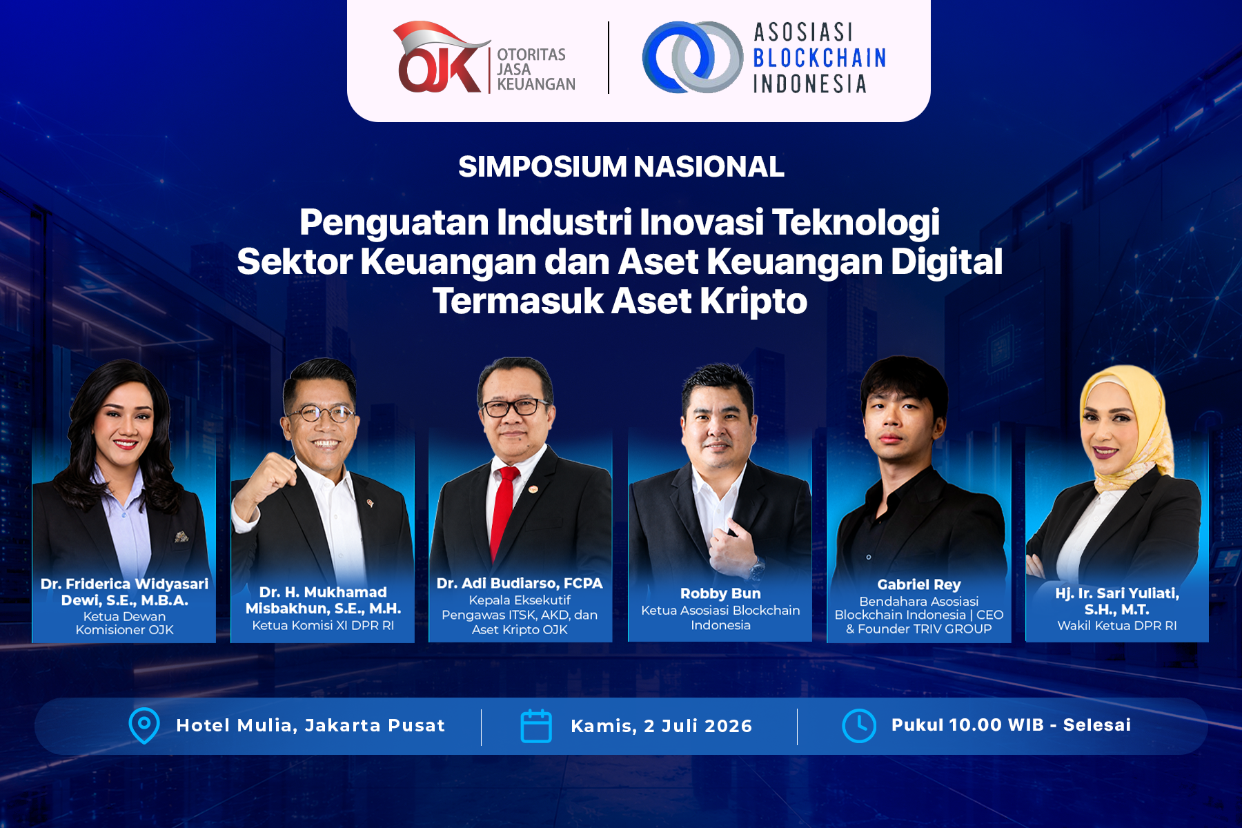 OJK Bersama ABI Gelar Simposium Nasional Bahas Masa Depan Kripto dan Keuangan Digital Indonesia
