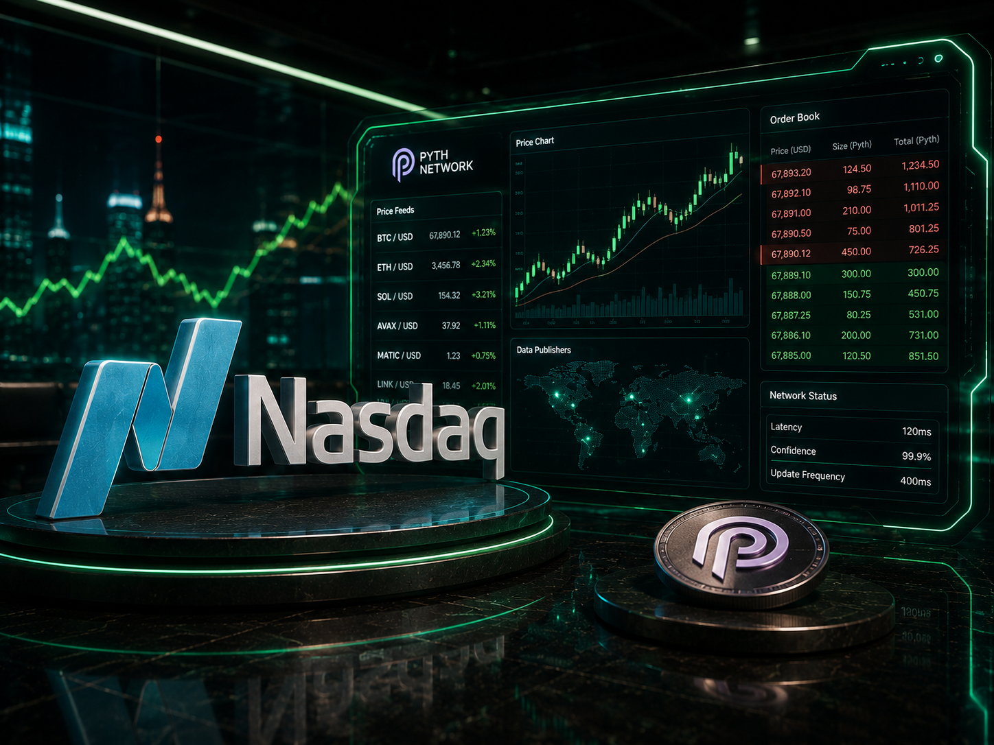 Nasdaq Gandeng Pyth Network, Integrasikan Data Distribusi Market ke Jaringan Blockchain