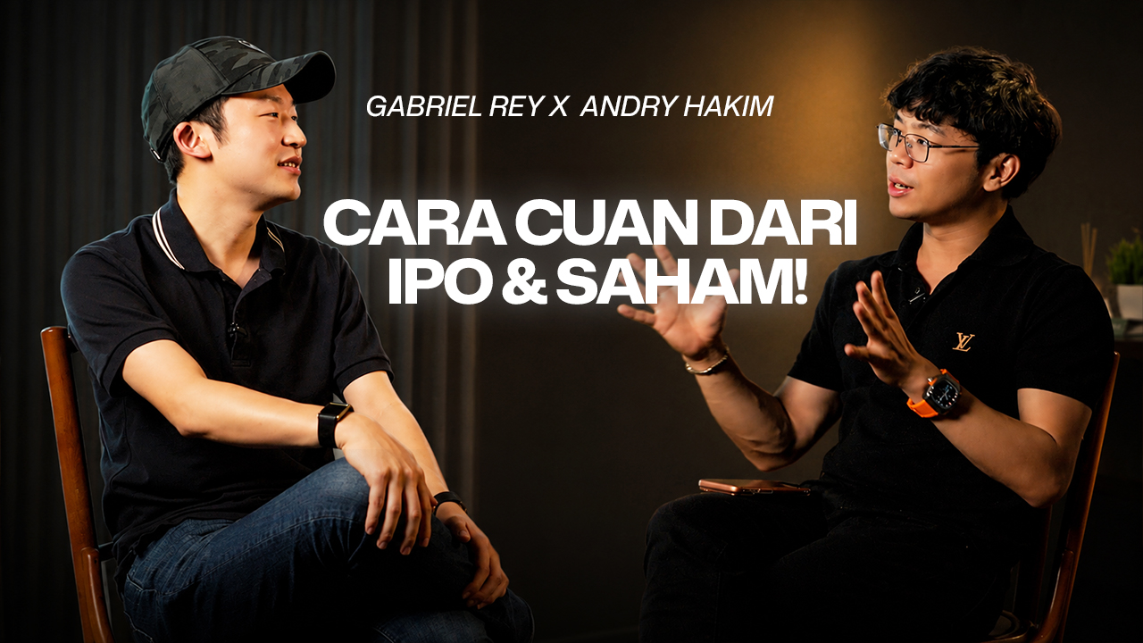 Podcast Terbaru Gabriel Rey Bahas Peluang Cuan dari IPO Saham Bersama Andry Hakim