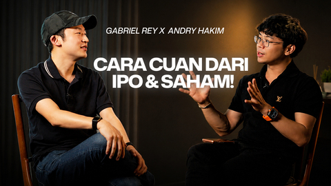 Podcast Terbaru Gabriel Rey Bahas Peluang Cuan dari IPO Saham Bersama Andry Hakim