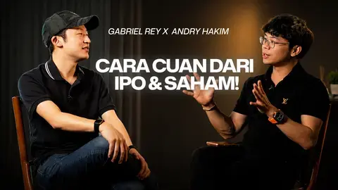 Podcast Terbaru Gabriel Rey Bahas Peluang Cuan dari IPO Saham Bersama Andry Hakim