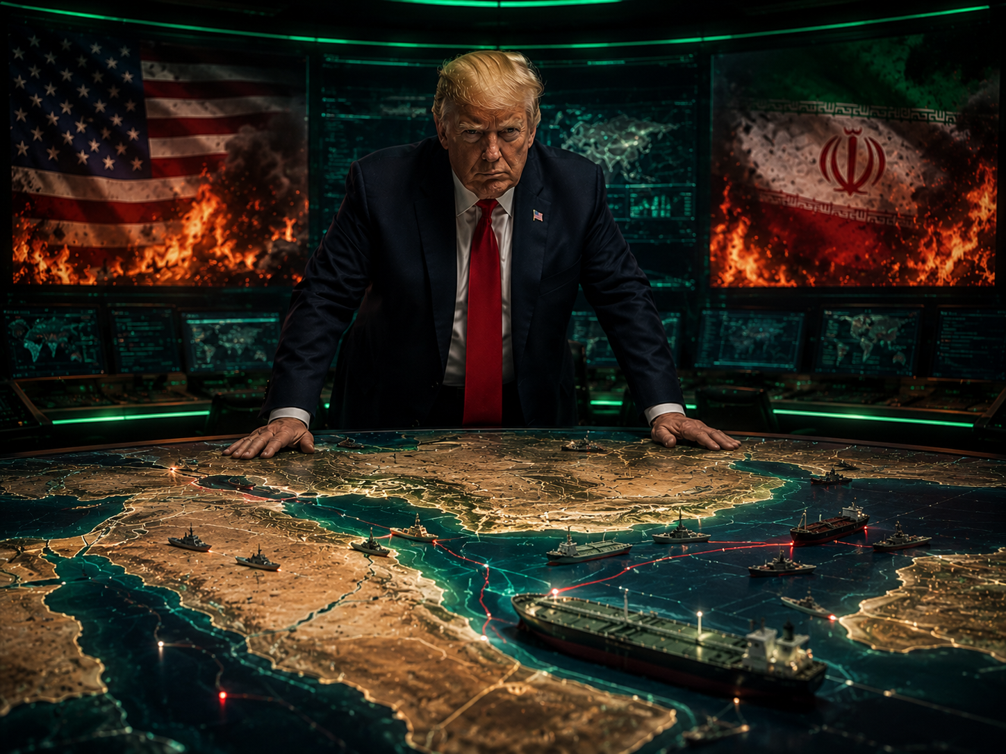 Trump Ancam Kuasai Pulau Kharg dan Terapkan Kembali Blokade Total Selat Hormuz