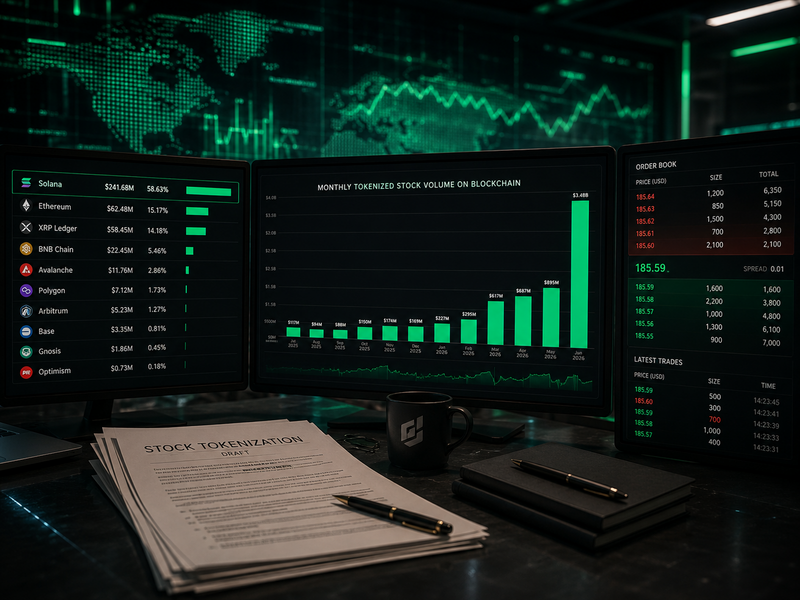 Volume Saham Tokenisasi Meroket 1.400%, Solana Pimpin Pasar