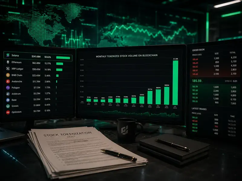 Volume Saham Tokenisasi Meroket 1.400%, Solana Pimpin Pasar