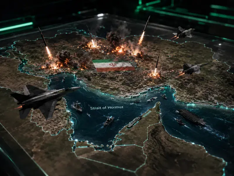 Klaim Lindungi Selat Hormuz, AS Serang 90 Fasilitas Militer Iran