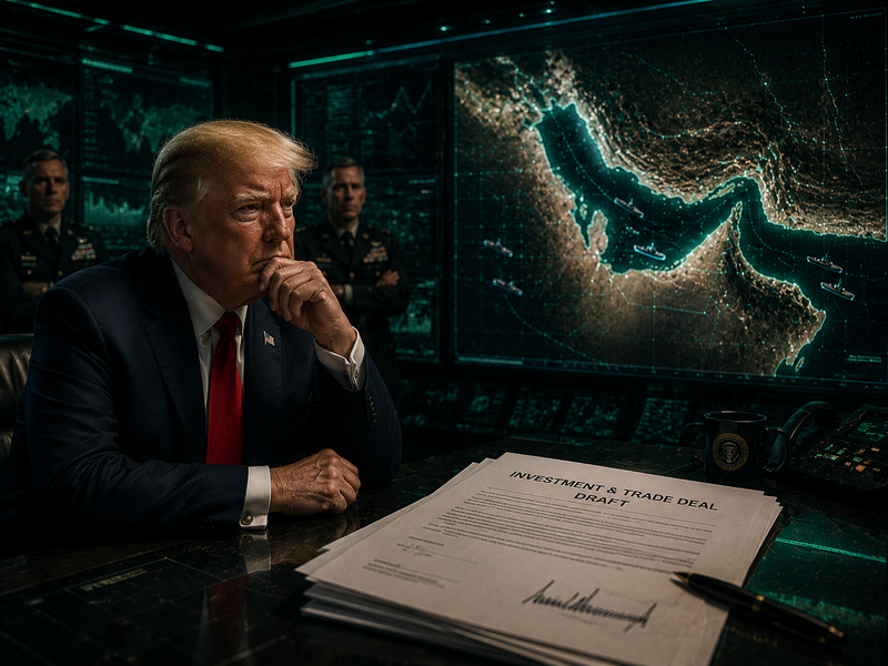 Trump Hapus Biaya Kargo 20% Selat Hormuz, Ganti dengan Kesepakatan Investasi