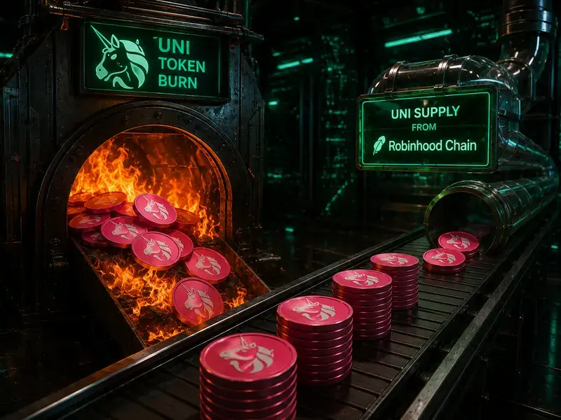 Lonjakan Volume Robinhood Chain Picu Uniswap Burn Token UNI secara Masif