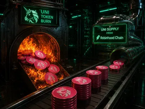 Lonjakan Volume Robinhood Chain Picu Uniswap Burn Token UNI secara Masif