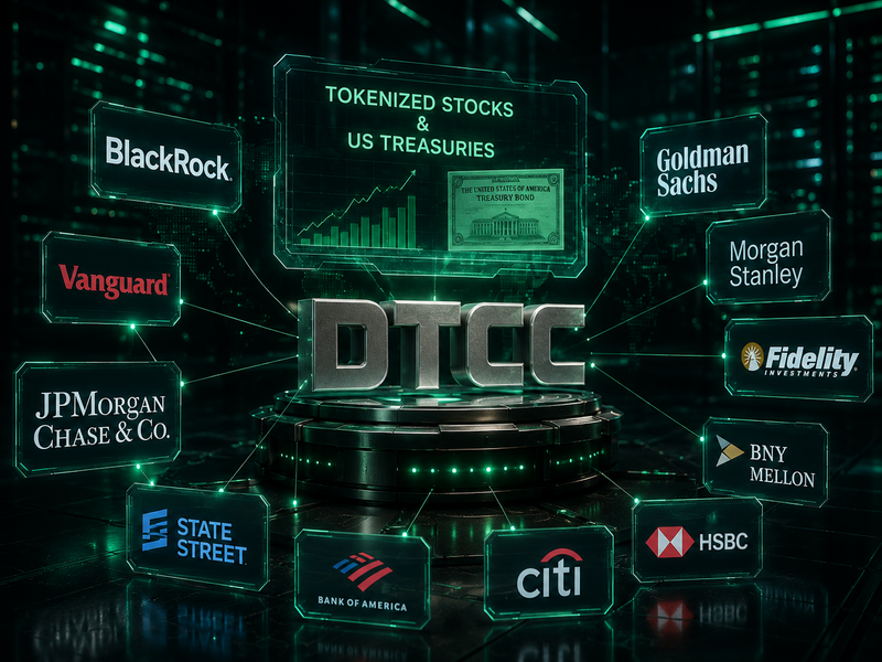 Resmi! DTCC Mulai Tokenisasi Saham bersama BlackRock, Vanguard, dan JPMorgan