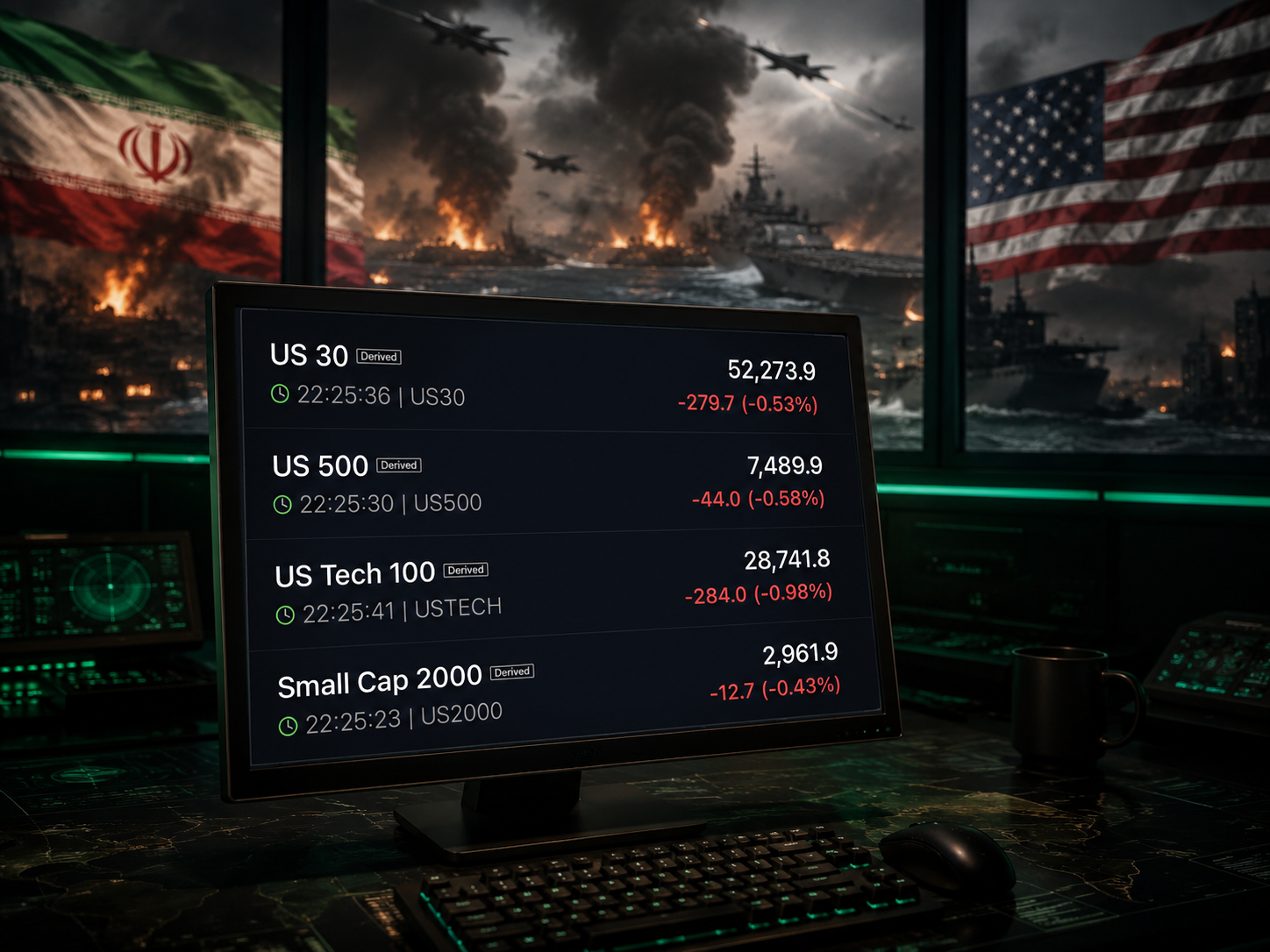 Futures Bursa Saham AS Lanjut Melemah usai AS Umumkan 6 Hari Serangan ke Iran