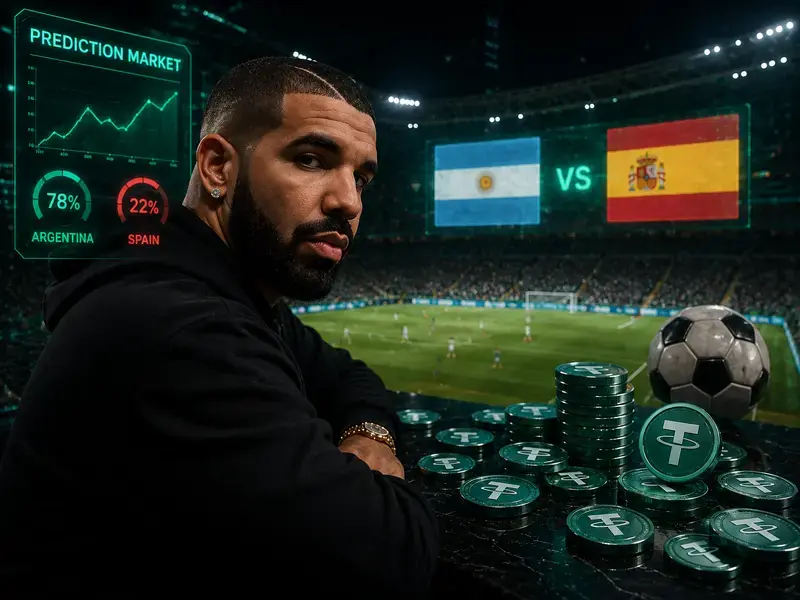 Final Piala Dunia, Drake Pasang Posisi $1,5 Juta USDT Dukung Argentina