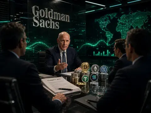 Berbeda dari Mayoritas Bankir Wall Street, Goldman Sachs Justru Dukung RUU CLARITY Act