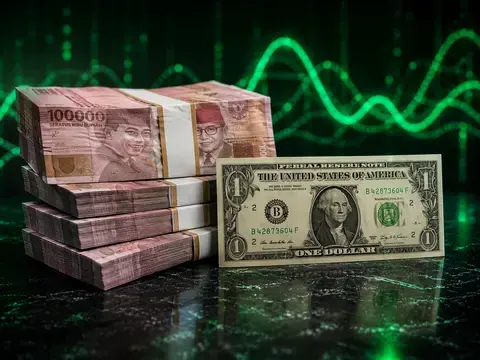 Rupiah Kembali Tembus Rp18.000 per Dolar AS