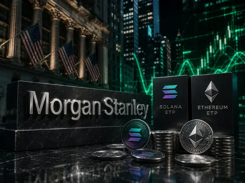 Morgan Stanley Luncurkan ETP Spot Ethereum dan Solana di NYSE Arca