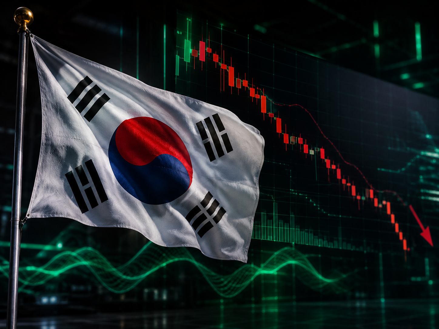 Pasar Saham Korea Selatan Anjlok Lebih dari 33% Dalam Sebulan, Terburuk Sepanjang Sejarah