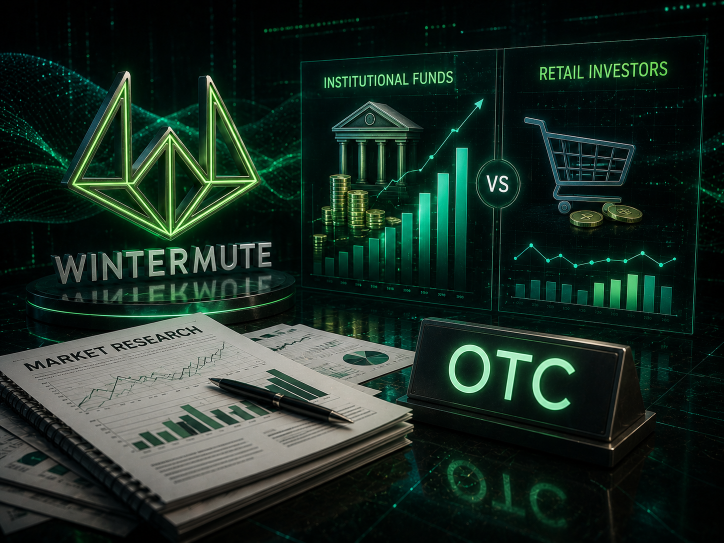 Wintermute: Dominasi OTC Institusi Capai 72%, Volatilitas Kripto Kian Tertekan