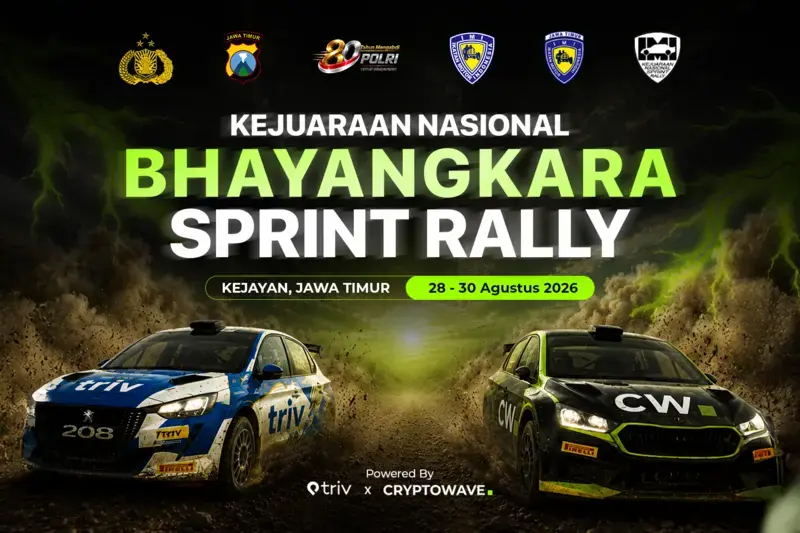 Triv Group Dukung Kejurnas Bhayangkara Sprint Rally 2026 Polda Jatim