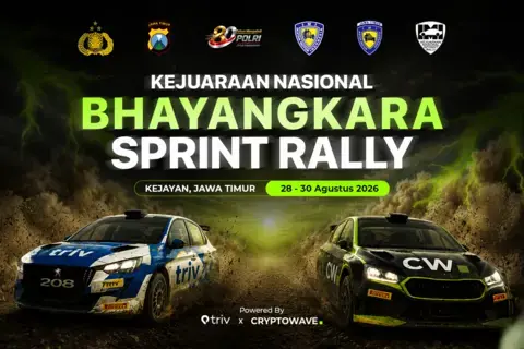 Triv Group Dukung Kejurnas Bhayangkara Sprint Rally 2026 Polda Jatim