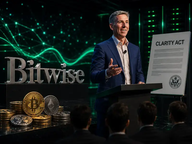 CIO Bitwise Yakin Industri Kripto Tetap Melaju Meski RUU Clarity Act Tertunda