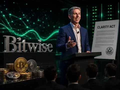 CIO Bitwise Yakin Industri Kripto Tetap Melaju Meski RUU Clarity Act Tertunda