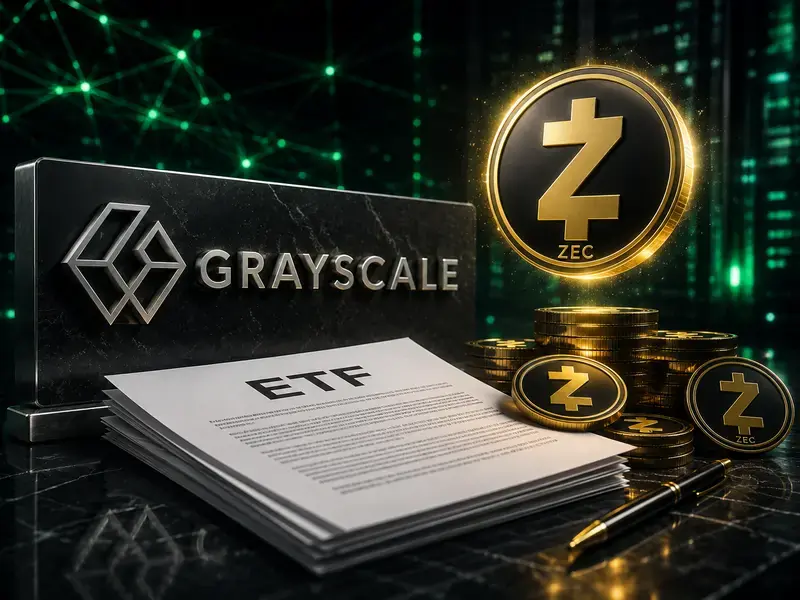 Grayscale Ajukan Amandemen ETF Zcash, DCG Berencana Setor 200.000 Token ZEC Senilai $110 Juta