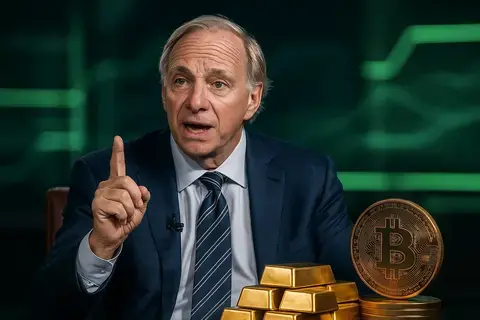 Miliarder Ray Dalio Sarankan Simpan 15% Portofolio ke Bitcoin atau Emas