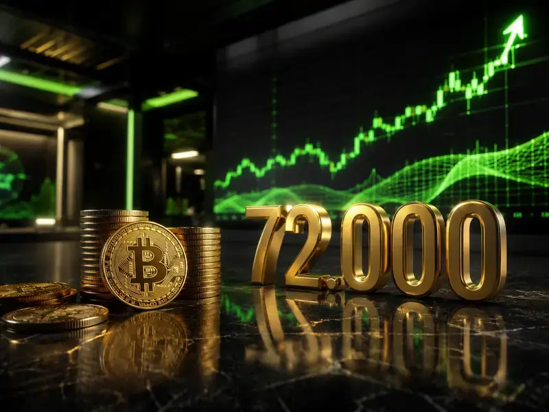Tembus $72.000, BTC Catat Lonjakan Harian Terbesar Sejak Oktober 2023