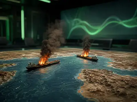 Dua Supertanker Minyak Dihantam Proyektil di Selat Hormuz