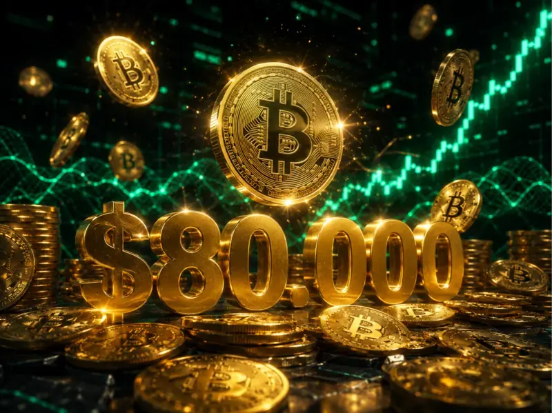Gubernur The Fed Indikasikan Tahan Suku Bunga, Bitcoin Kembali Naik ke $80.000