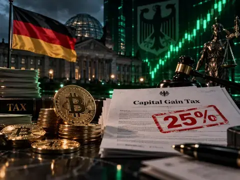 Jerman Akhiri Bebas Pajak Kripto, Capital Gain Kena 25% Mulai 2028