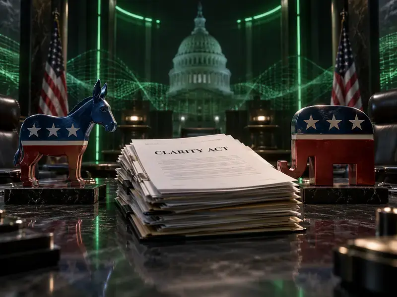 Demokrat Tolak Draft Terbaru CLARITY Act, Voting Kripto AS Terancam Gagal