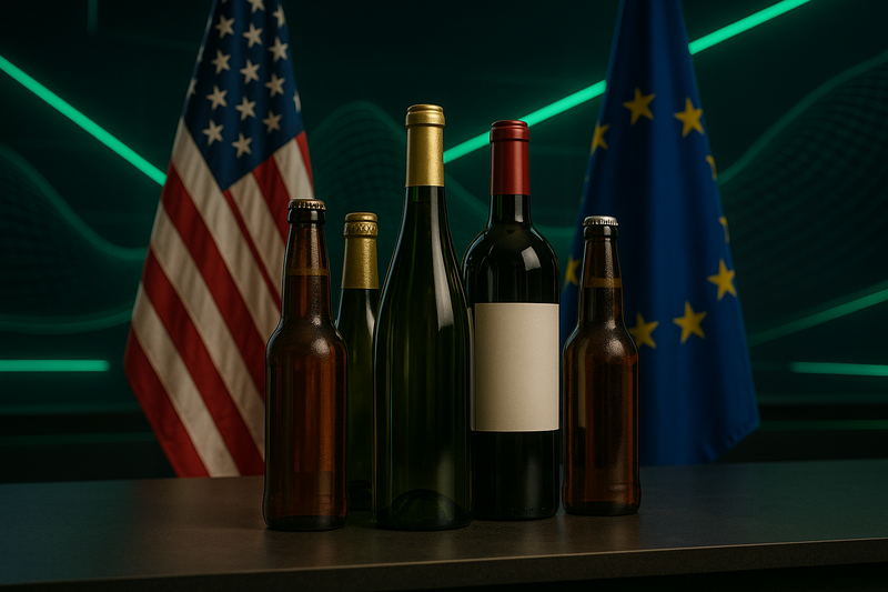AS Resmi Terapkan Tarif 15% Atas Anggur dan Minuman Keras Uni Eropa per 1 Agustus