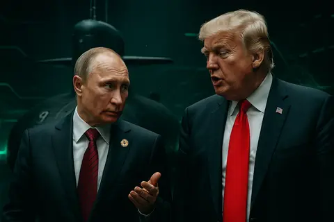 Trump Siagakan Dua Kapal Selam Nuklir Hadapi Ancaman Rusia