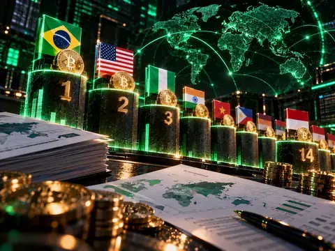 Brasil Pimpin Peringkat Adopsi Kripto Global 2026, Indonesia Turun ke Posisi ke-14