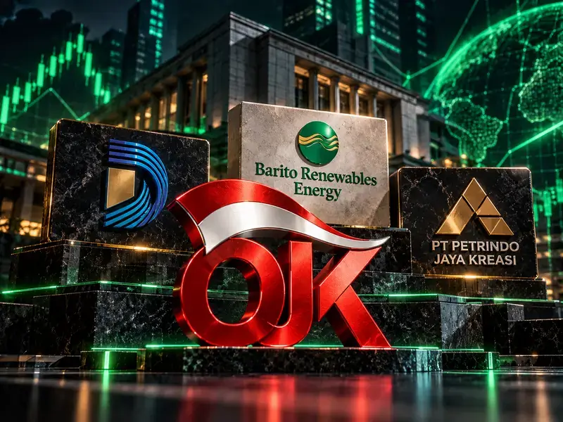OJK Denda DSSA Rp1,5 Triliun, Emiten Prajogo Pangestu BREN dan CUAN Rp 600 Miliar