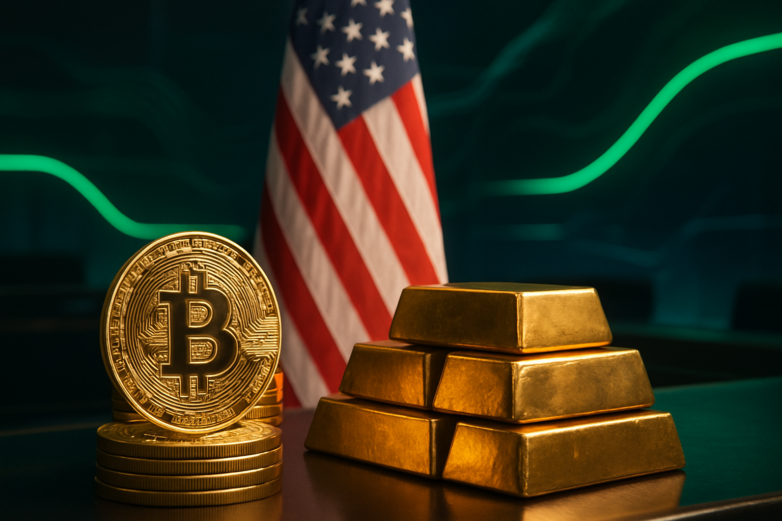 Federal Reserve AS Jajaki Potensi Keuntungan Revaluasi Emas Untuk Danai Cadangan Bitcoin Strategis