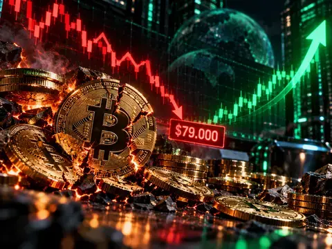 Bitcoin Jebol ke Area $79.000, Lebih dari $200 Juta Terlikuidasi