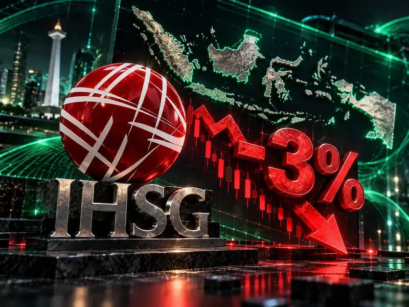IHSG Anjlok Mendekati 3%, Tertekan ke Area 5.200
