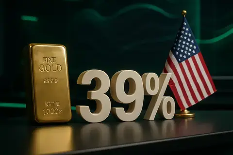 AS Berlakukan Tarif Impor 39% Emas Batangan 1 Kilo