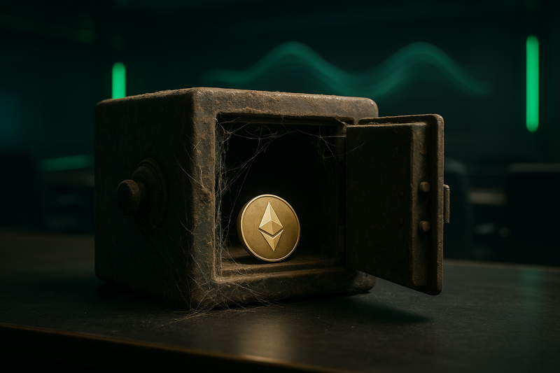 Alamat Ethereum yang "Tidur" Selama 10 Tahun Kembali Aktif, Berisi 334 ETH Senilai Rp23,5 Miliar