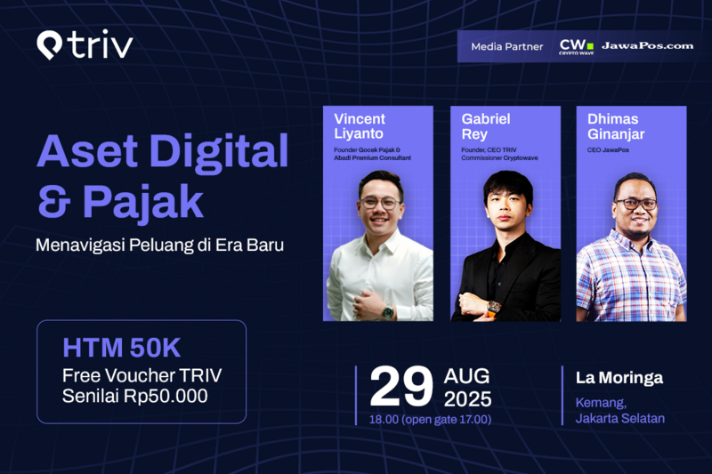 Triv Exchange Gelar Talkshow Kupas Tuntas Pajak Kripto