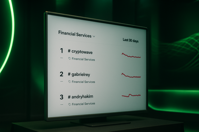 Hashtag #Cryptowave dan #GabrielRey Puncaki Trending TikTok