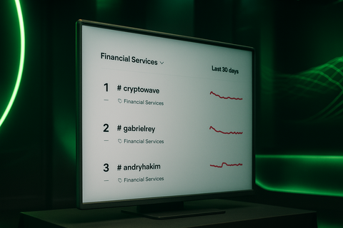 Hashtag #Cryptowave dan #GabrielRey Puncaki Trending TikTok