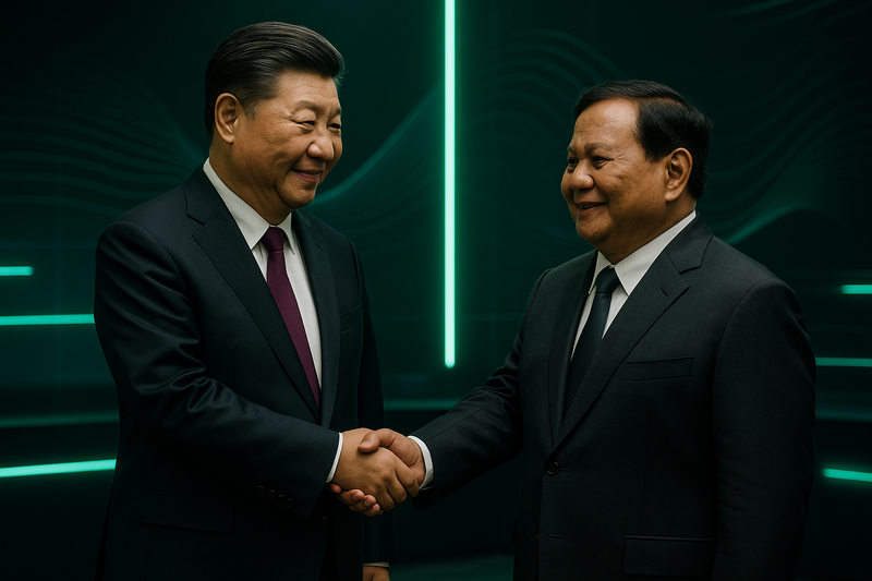 Prabowo Diskusikan Proyek Tanggul Laut Raksasa dengan Xi Jinping di Beijing