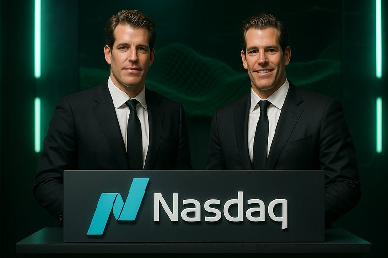 Nasdaq Investasi $50 Juta di Bursa Kripto Gemini Milik Winklevoss Bersaudara
