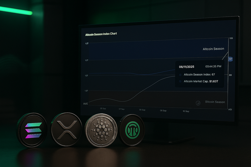CoinMarketCap Catat Altcoin Season Index Melonjak Dari 29 ke 67 