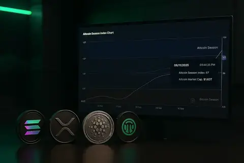 CoinMarketCap Catat Altcoin Season Index Melonjak Dari 29 ke 67 
