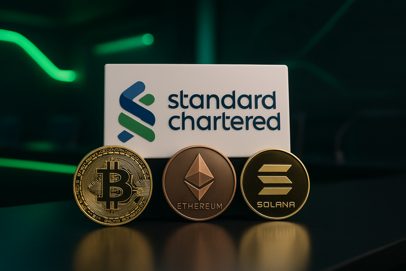 Standard Chartered Sebut Digital Asset Treasuries Ethereum Lebih Unggul Dari Bitcoin dan Solana